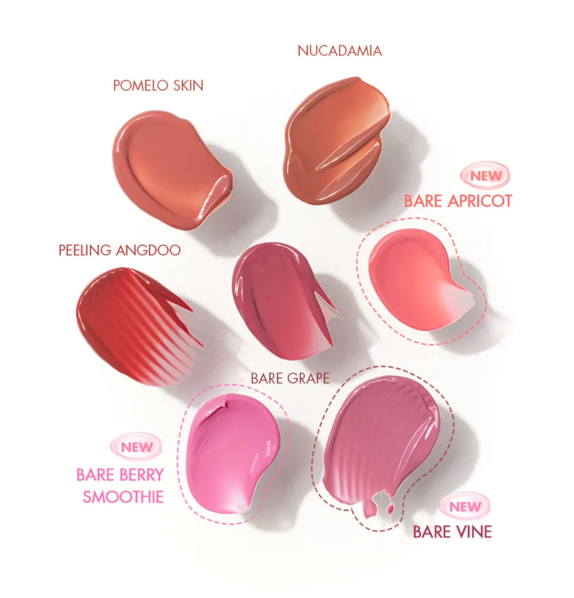 Rom&nd Juicy Lasting Tint New Bare Series – 3 Colors
