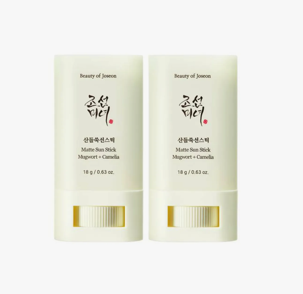 Beauty of Joseon Matte Sun Stick: Mugwort + Camellia Double Pack