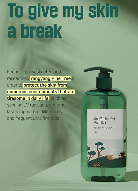 Round Lab Pine Calming Cica Body Wash 400ml