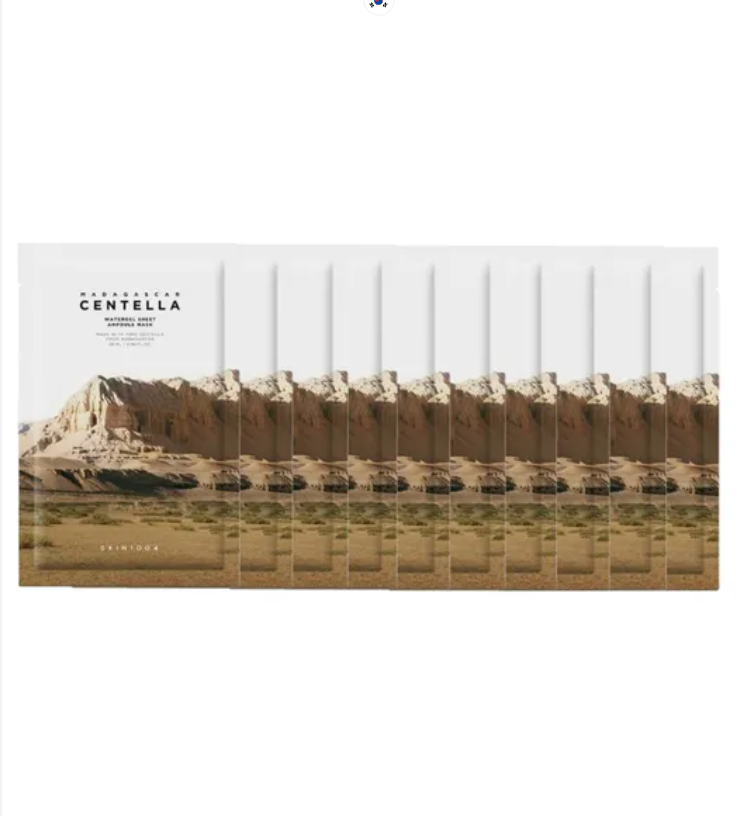 SKIN1004 Madagascar Centella Watergel Sheet Ampoule Mask Bundle Set (10 sheets)