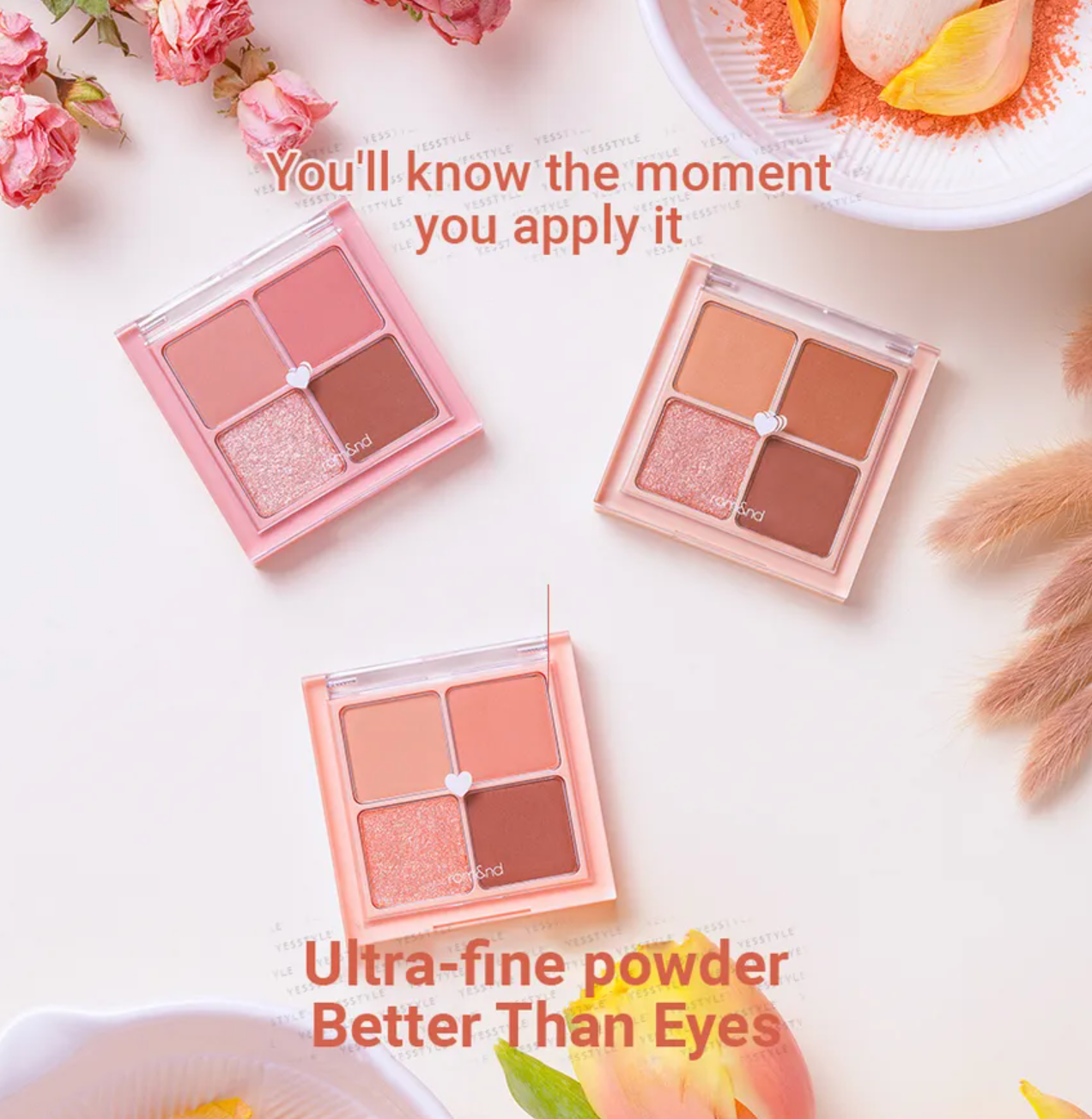 Rom&nd Better Than Palette #Secret Garden – 3 Shades