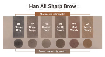 Rom&nd Han All Flat Brow – 6 Colors